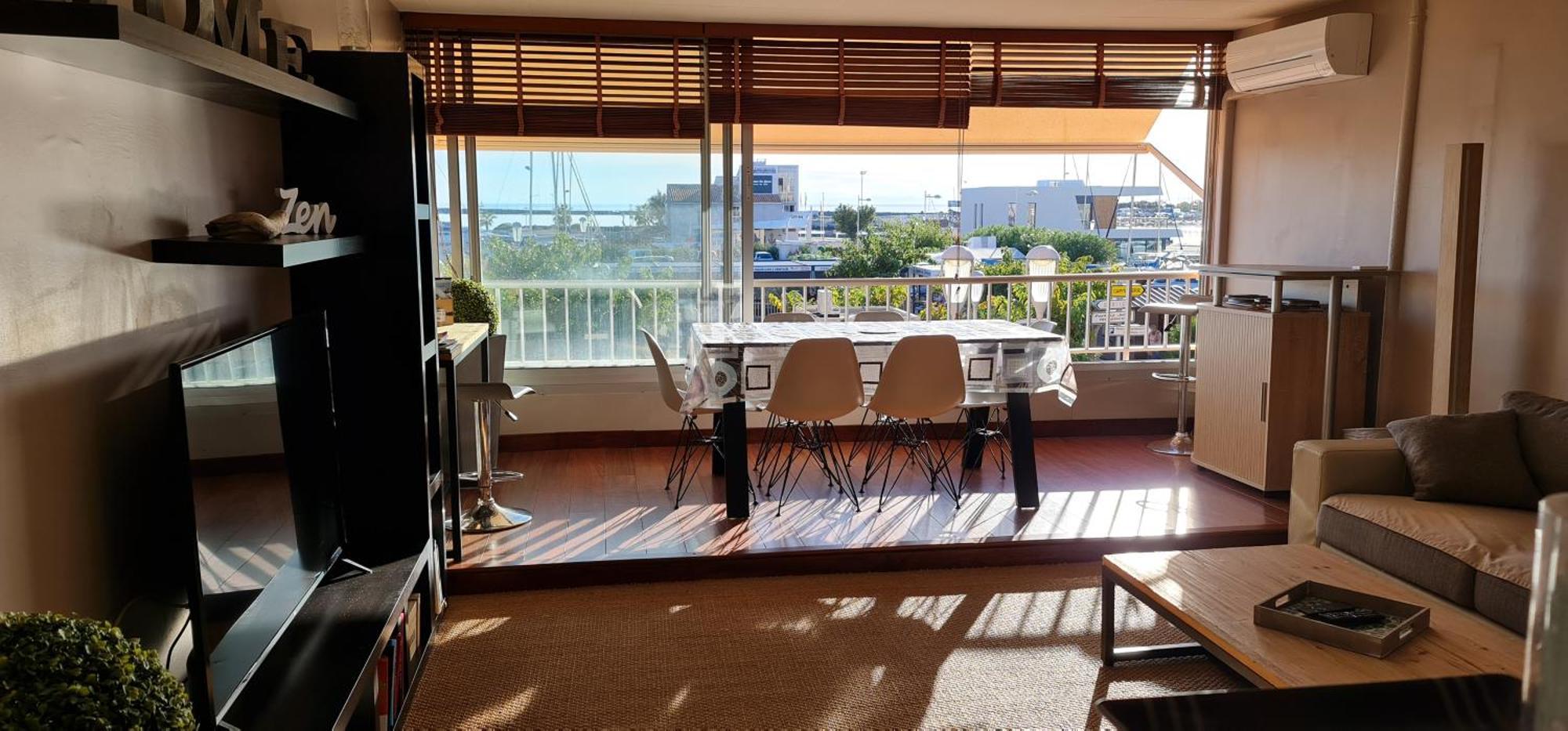 Residence De Standing La Pecherie Spacieux T3 Comme Un Cocon Familial Vue Mer Et Sur L'Avant Port Sur Le Bout Du Bout De Cap D'Agde Seule Cap En Occitanie エクステリア 写真